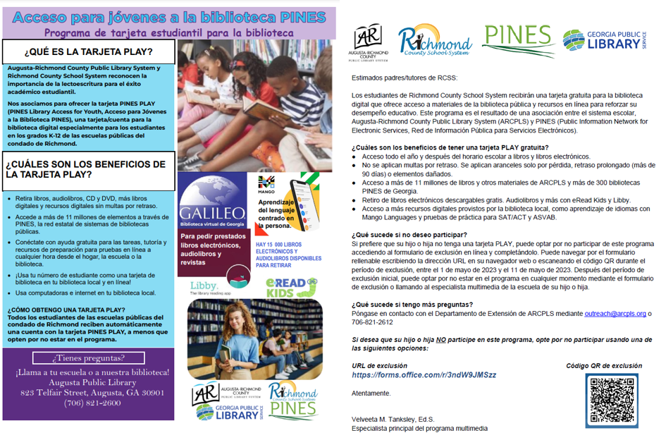 PLAY Program Spanish ed